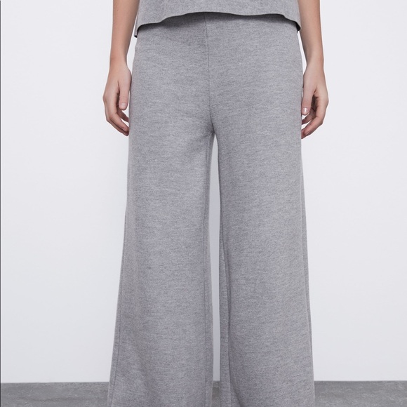 Zara soft touch wide leg trousers lounge pant - Picture 2 of 3